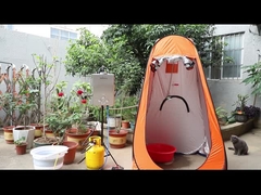 Φορητό σύστημα θερμαντήρα νερού αερίου 6L Εξωτερική άμεση θέρμανση για ντους