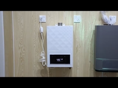 13.1kg Εξισορροπημένο θερμαντήρα νερού καυσαερίου με βαλβίδα ροής νερού και πιστοποίηση CE