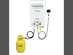 10 λίτρων Ψυχρό Πλάκα NG Αέριο θερμαντήρα νερού χειροκίνητο χειριστήριο Κουμπί λευκό