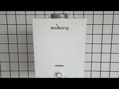 10L 2,6GPM Θερμαντήρας νερού Μαύρη επιφάνεια επικάλυψης LPG NG Τύπος αερίου