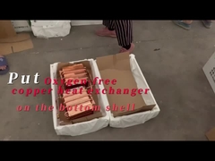 Βάλτε μη-οξυγόνο χάλκινο ανταλλάκτη θερμότητας στο κάτω κέλυφος