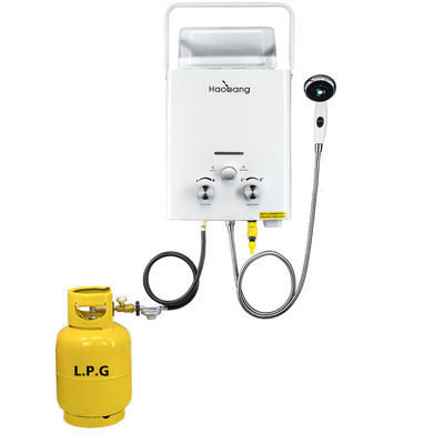 0.02-0.8Mpa 6L Gas Geyser LP Gas Camping Shower Σύστημα άμεσης θέρμανσης νερού