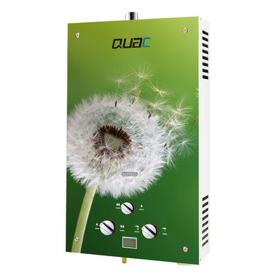 10 λίτρα Instant Tankless Gas Geyser LPG Τύπος NG Πίνακας από πολύχρωμα γυαλί