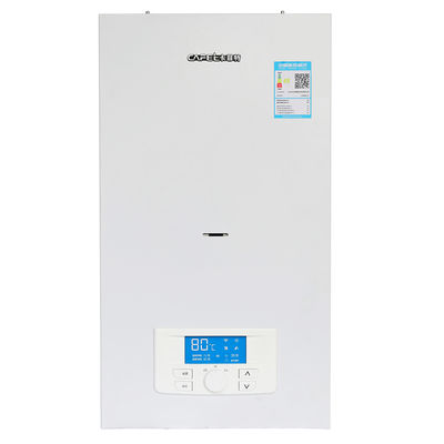 Οικονομική απόδοση Κεραυνός αερίου 24KW Θέρμανση Ζεστό νερό Λευκό