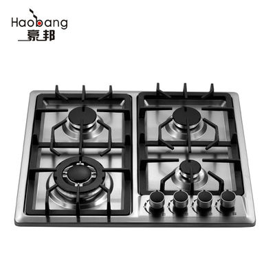 Γεωργικό αέριο LPG Gas Cooker Ατσάλι ατσάλι 4 καυστήρας Gas Hub
